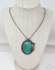 Picture of Native American Malachite Sterling Silver Necklace  