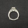 Picture of GIA Certified 18k 1.24ct VS1/I Halo Cut Diamond Engagement Ring 