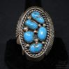 Picture of Tom Dewit Anglo Native American Sterling & Turquoise Ring