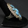 Picture of Tom Dewit Anglo Native American Sterling & Turquoise Ring