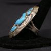 Picture of Tom Dewit Anglo Native American Sterling & Turquoise Ring