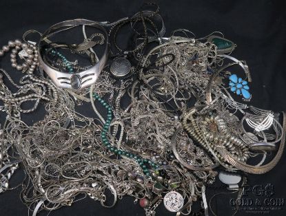 Picture of Assorted Sterling Silver Necklaces and Bracelets