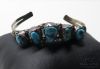 Picture of Native American Les Baker Sterling Silver & Turquoise Cuff 