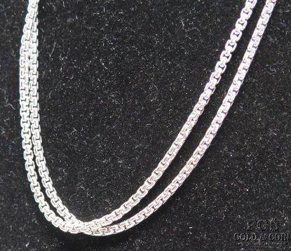 Picture of Effy Sterling Silver & Rhodium Box Chains 22" (2pcs)