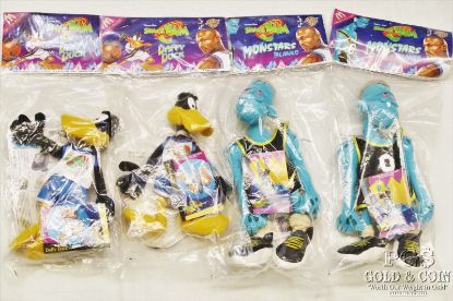 Picture of 1996 McDonalds Space Jam Plush Toys Sealed Bugs Blanko Lola Daffy Nerdlucks