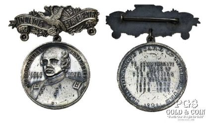 Picture of 1915 Illinois State Fair Veterans Medal 