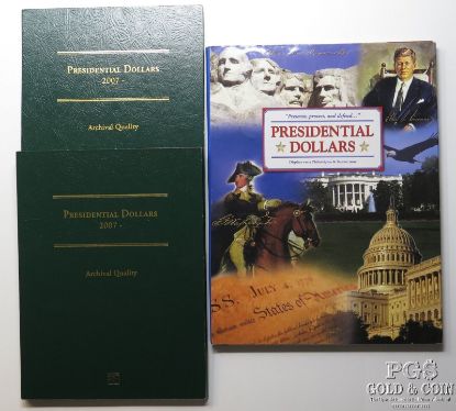 Picture of 2007-2016 US Presidential Dollars Albums $1 w/ 156 Coins