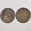 Picture of 1857 & 1883 Seated Liberty Dime Love Tokens (2pcs)