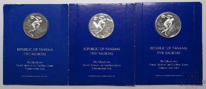 Picture of 1970 Republic of Panama 5 Balboa Proof  (3pcs)