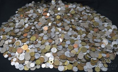 Picture of Assorted World/Foreign Coins -Better Condition - 30lbs 