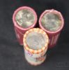 Picture of 2010 BU Rolls US State Park Quarters 25c - 2x Hot Springs, 1x Yellowstone 