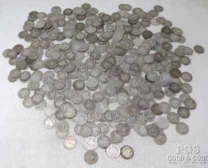 Picture of Assorted Barber Half Dollars 50c ($186.50FV/373) Cull/Good