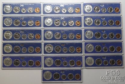 Picture of 1966-1967 US Mint SMS Special Mint Sets (16pcs) 