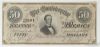 Picture of 1864 $50 Confederate States of America Notes x4 - Richmond, VA 27175