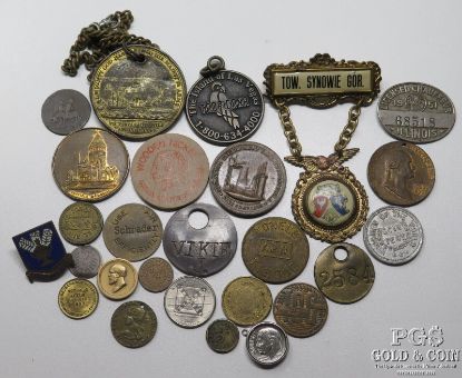 Picture of Assorted Vintage Tokens & Medals (26pcs)