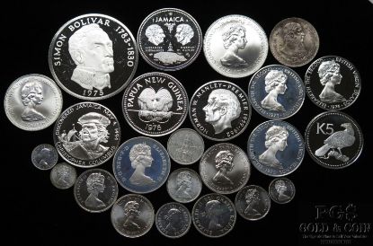 Picture of Assorted Foreign Silver Coins (19.55ozt/24pcs) 