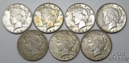 Picture of 1925-1935 Peace Dollars $1 Better Date (7pcs)