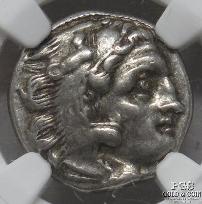 Picture of Kingdom of Macedon Alexander III the Great 336-323 BC AR Drachm XF NGC 