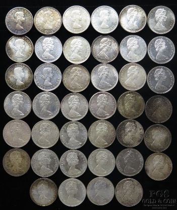 Picture of Assorted 1964-1967 Canadian Silver Dollars (2 Tubes/40pcs)