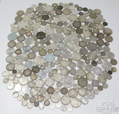 Picture of Assorted Foreign/World Silver Coins (57.44ozt/1786.4g)