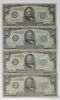 Picture of Series 1934 ACD $50 Federal Reserve Notes x4 'Mule' - 3x New York, Philadelphia 