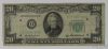 Picture of Series 1950-B $20 Federal Reserve Notes x3 - New York, Chicago, Cleveland