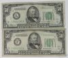 Picture of Series 1934 $50 Federal Reserve Notes x8 - Chicago, St. Louis, San Francisco, Atlanta 