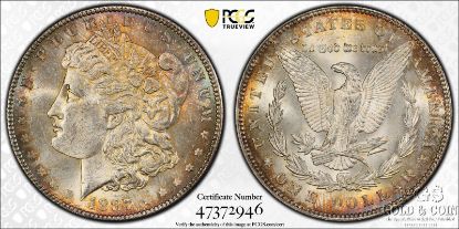 Picture of 1887/6 Top 100 VAM 2 7/6 MS63 PCGS Morgan Dollar $1