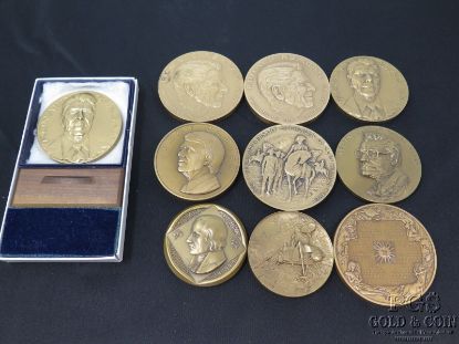 Picture of Assorted Bronze Presidents, State and Viking II Medals  (10pcs)