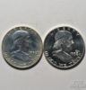 Picture of 1958 Proof Franklin Half Dollars 50c (2pcs) Better Date