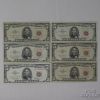 Picture of 1963 $5 United States Red Seal Notes x30