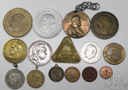 Picture of Assorted German 1870's-WWII Tokens & Medals (15pcs)