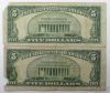 Picture of (2) 1953, (1) 1953-A, (1) 1953-A* $5 Silver Certificates