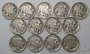 Picture of Assorted 1913-1931 Full Date Buffalo Nickels 5c (13pcs) Better Dates