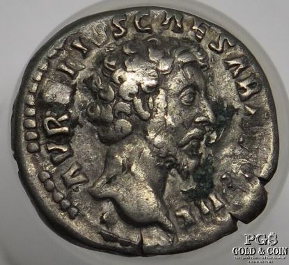 Picture of 161-180 AD Marcus Aurelius AR Silver Denarius