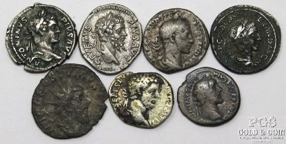 Picture of 138-268 AD Roman Silver Denarius (7pcs)