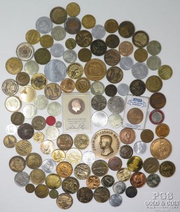 Picture of Assorted Rare and Interesting US Tokens (110pcs/4.5lbs) 