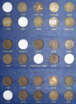 Picture of 1857-1909 Flying Eagle/Indian Head Cent Set (52pcs)