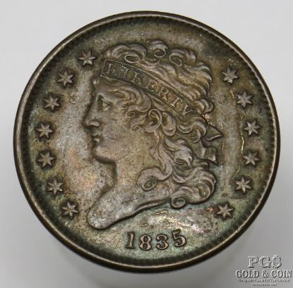 Picture of 1835 Classic Head Half Cent 1/2c C-1 R-1