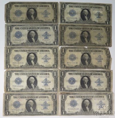 Picture of Series 1923 $1 Silver Certificates Speelman/White x10