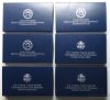 Picture of 2001 US Cap Visitors Center x3, 2002 Military Academy Bicentennial x3 Proof Silver Dollar Commemoratives $1