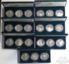 Picture of 1994 US Veterans 3-Coin Proof Silver Dollar $1 Sets (3 sets/21pcs)
