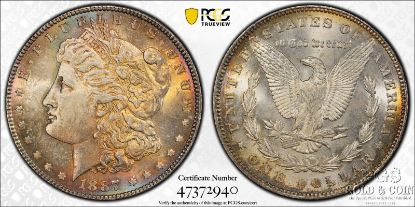 Picture of Top 100 - 1887/6 VAM 2 7/6 MS64 PCGS Morgan Dollar $1 