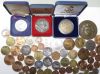 Picture of Assorted World/Foreign Tokens - Large and Small 