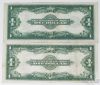 Picture of 6x Series 1923 $1 Silver Certificates - Speelman/White, Woods/White