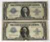 Picture of 6x Series 1923 $1 Silver Certificates - Speelman/White, Woods/White