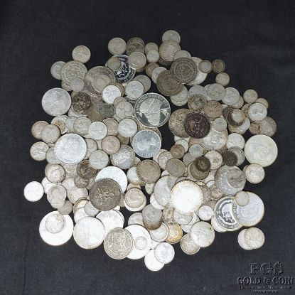 Picture of Assorted Foreign/World Silver Coins  34.9ozt 