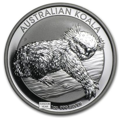 Picture of 1 oz Australian Silver Koala (Random Year) BU