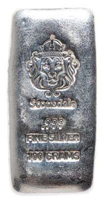 Picture of 100 gram Silver Bar - Brand Varies 