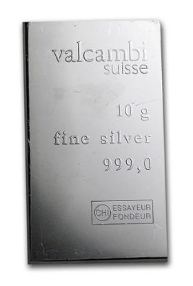 Picture of 10 gram Silver Bar - Secondary Market (Brand Varies)